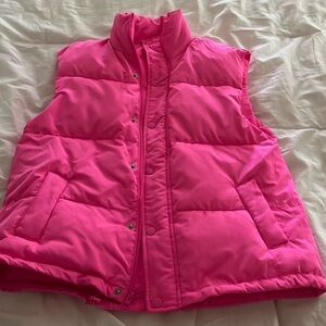 Cozy Hot Pink Vest